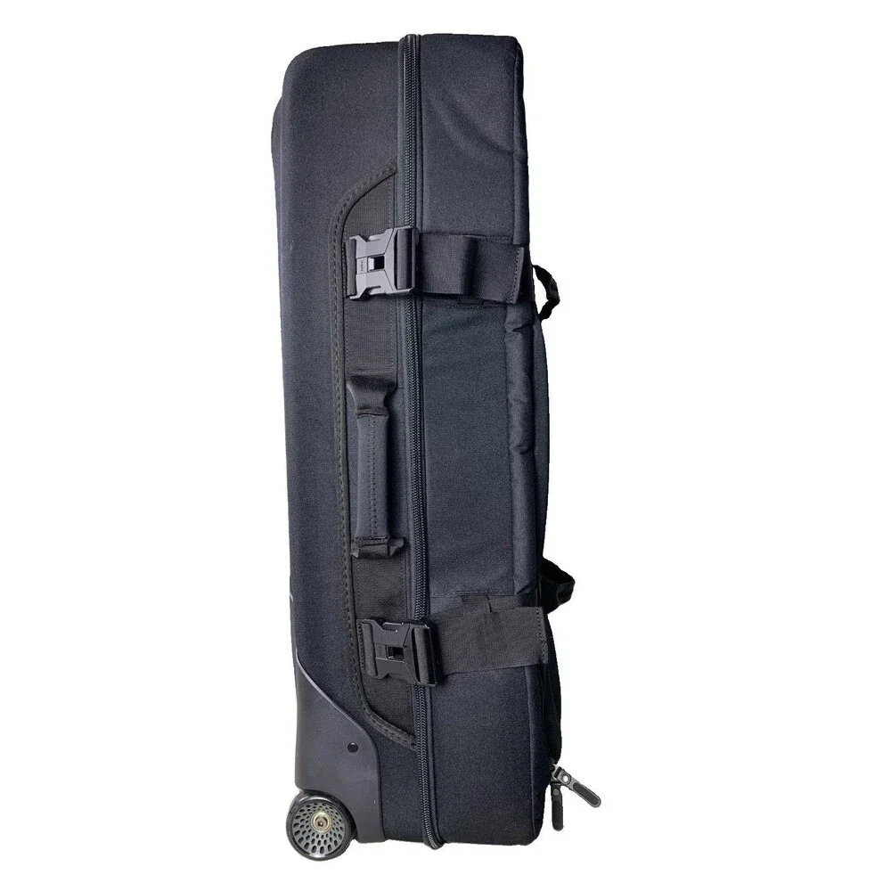 Nike FIFTYONE49 XL 34” Roller Bag Black Luggage Suitcase PBZ182-011